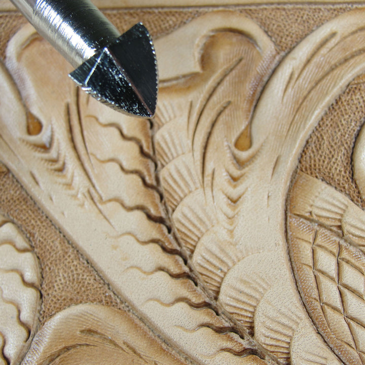 U867-S Large Mule's Foot Leather Stamping Tool | Pro Leather Carvers