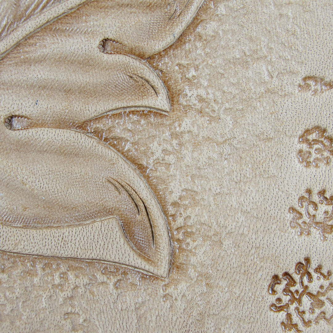 Set of 4 Background Leather Stamping Tools | Pro Leather Carvers