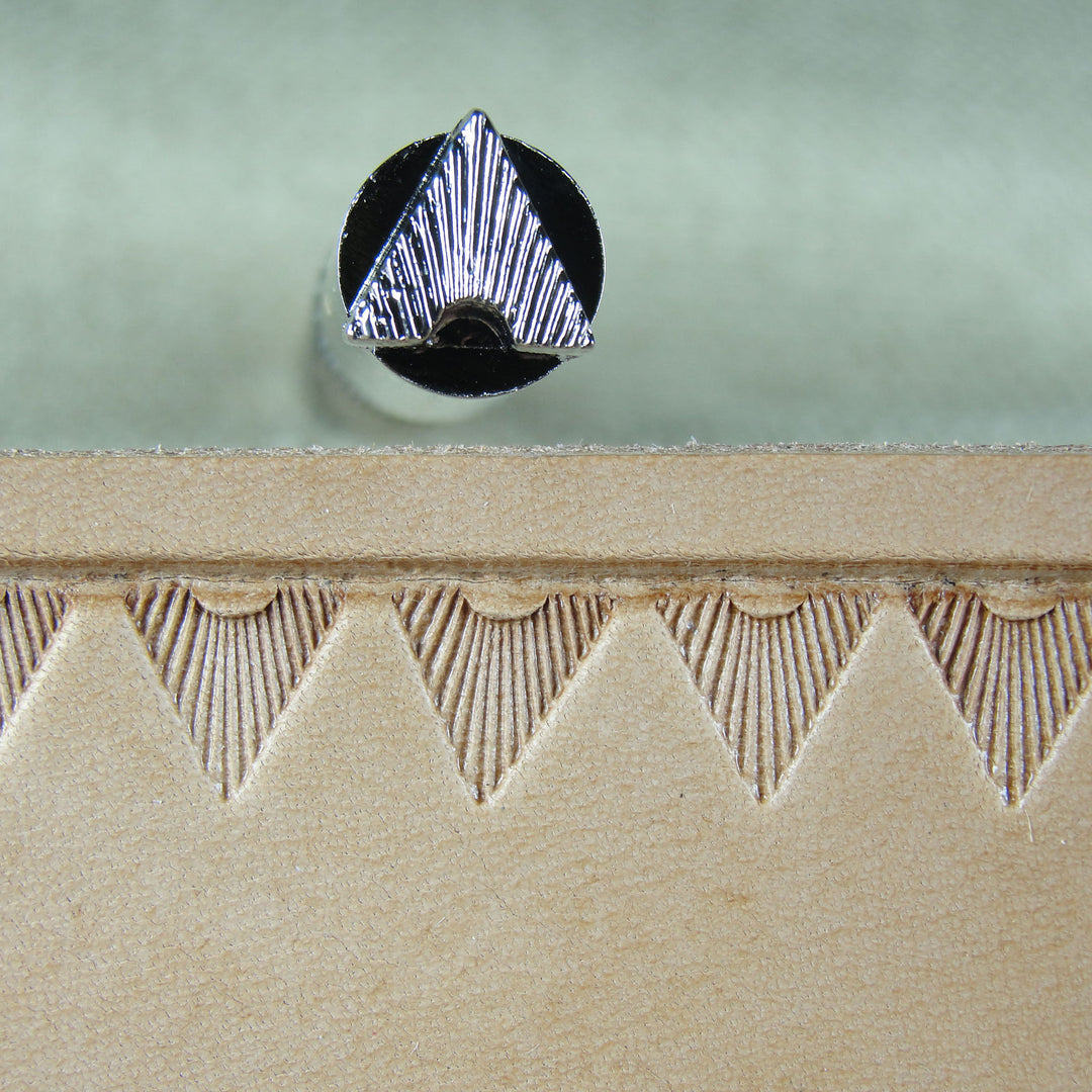 G614 Triangle Border Leather Stamping Tool | Pro Leather Carvers