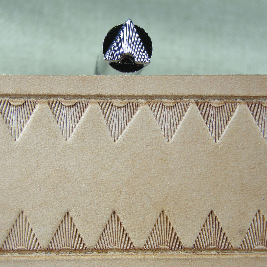 G614 Triangle Border Leather Stamping Tool | Pro Leather Carvers