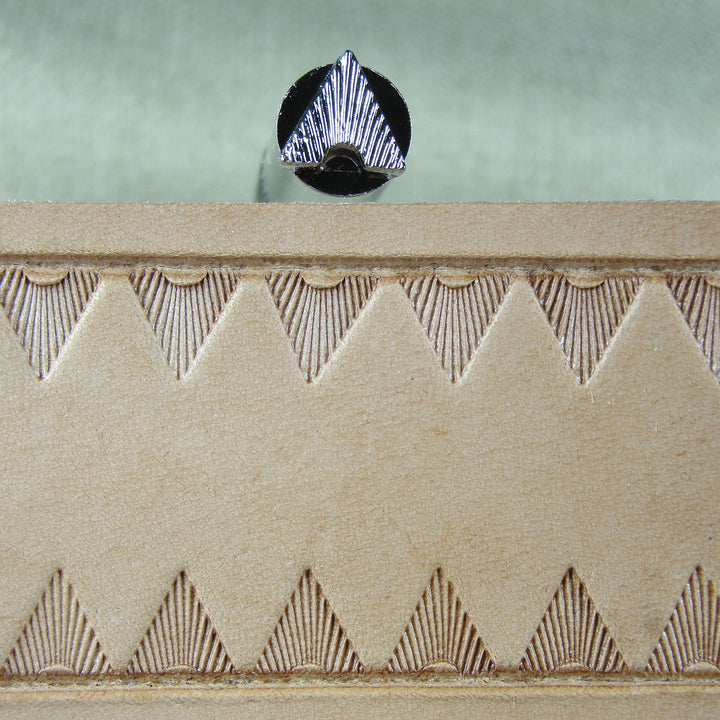 G614 Triangle Border Leather Stamping Tool | Pro Leather Carvers