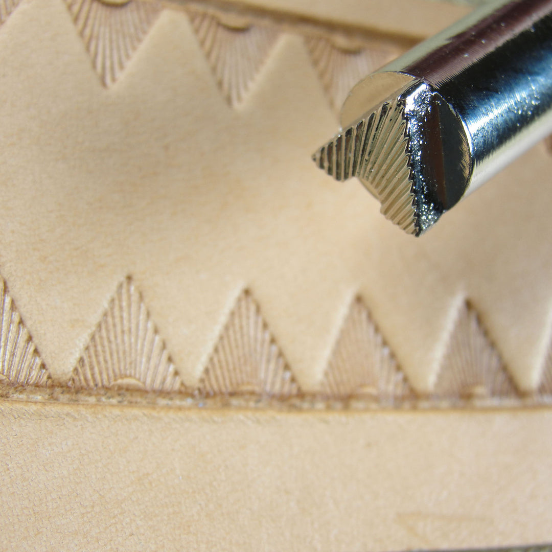 G614 Triangle Border Leather Stamping Tool | Pro Leather Carvers