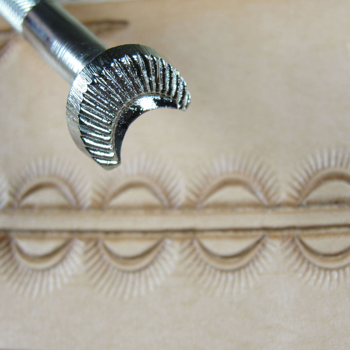 D438 Crescent Border Leather Stamping Tool | Pro Leather Carvers