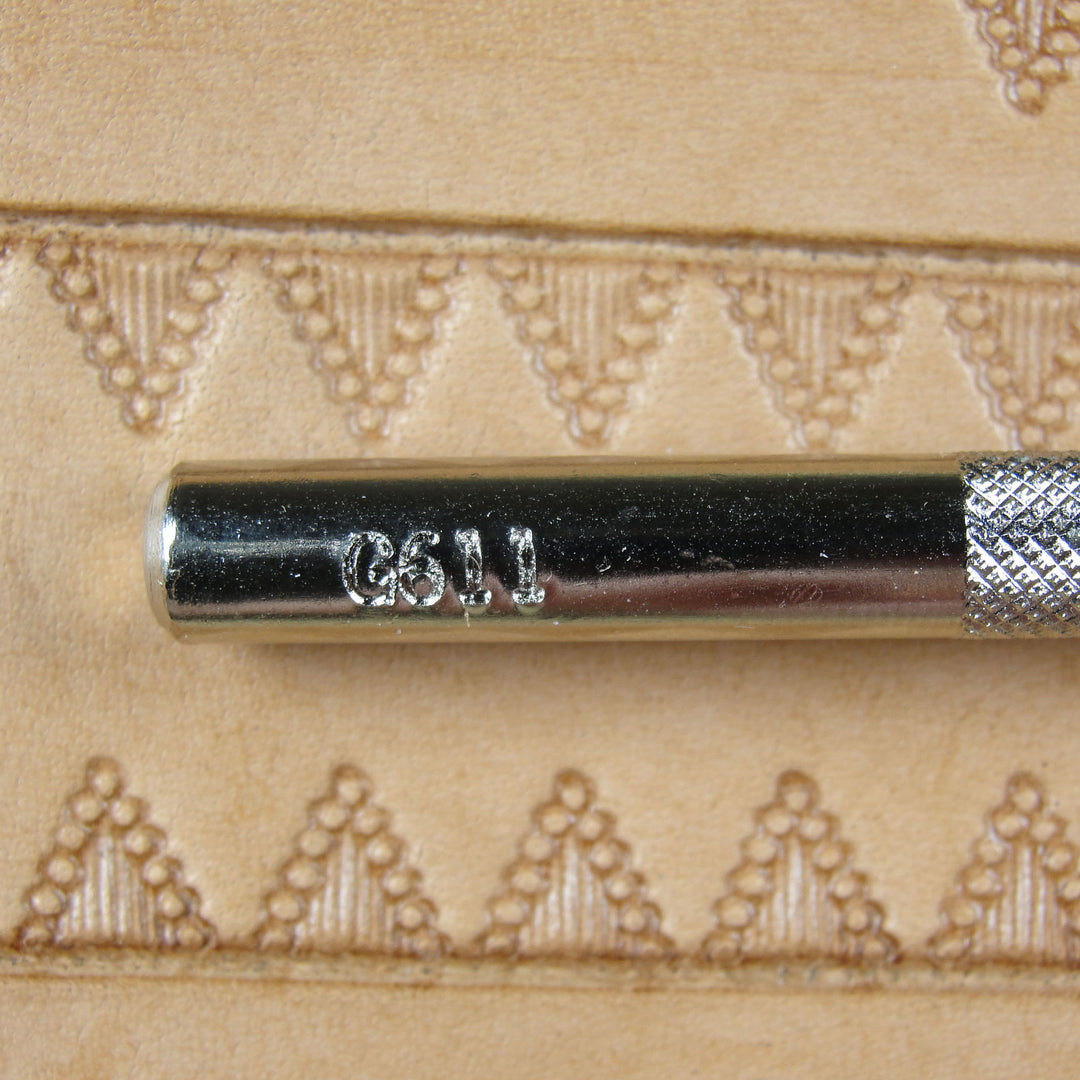 G611 11-Seed Border Leather Stamping Tool | Pro Leather Carvers