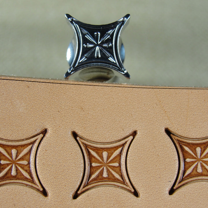 Starburst Box Geometric Leather Stamping Tool | Pro Leather Carvers