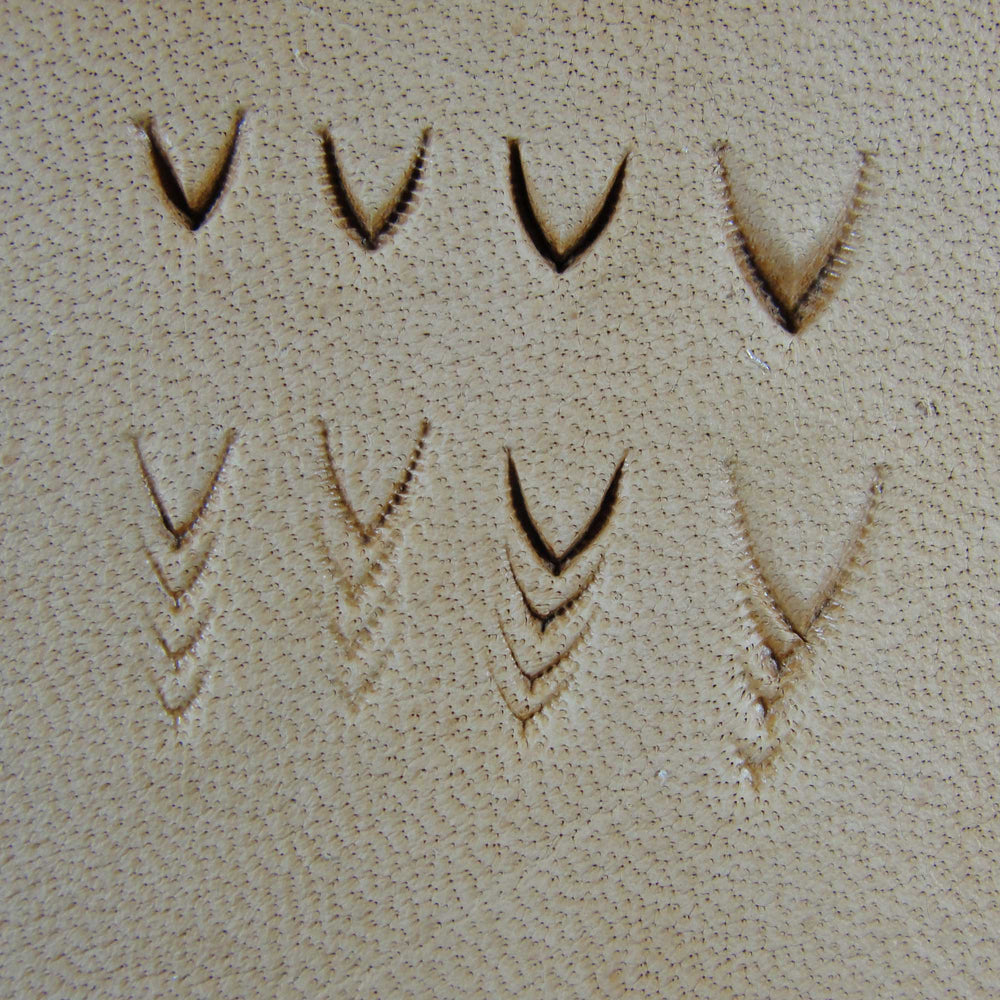 Pointed Mule's Foot Leather Stamping Tool Set | Pro Leather Carvers