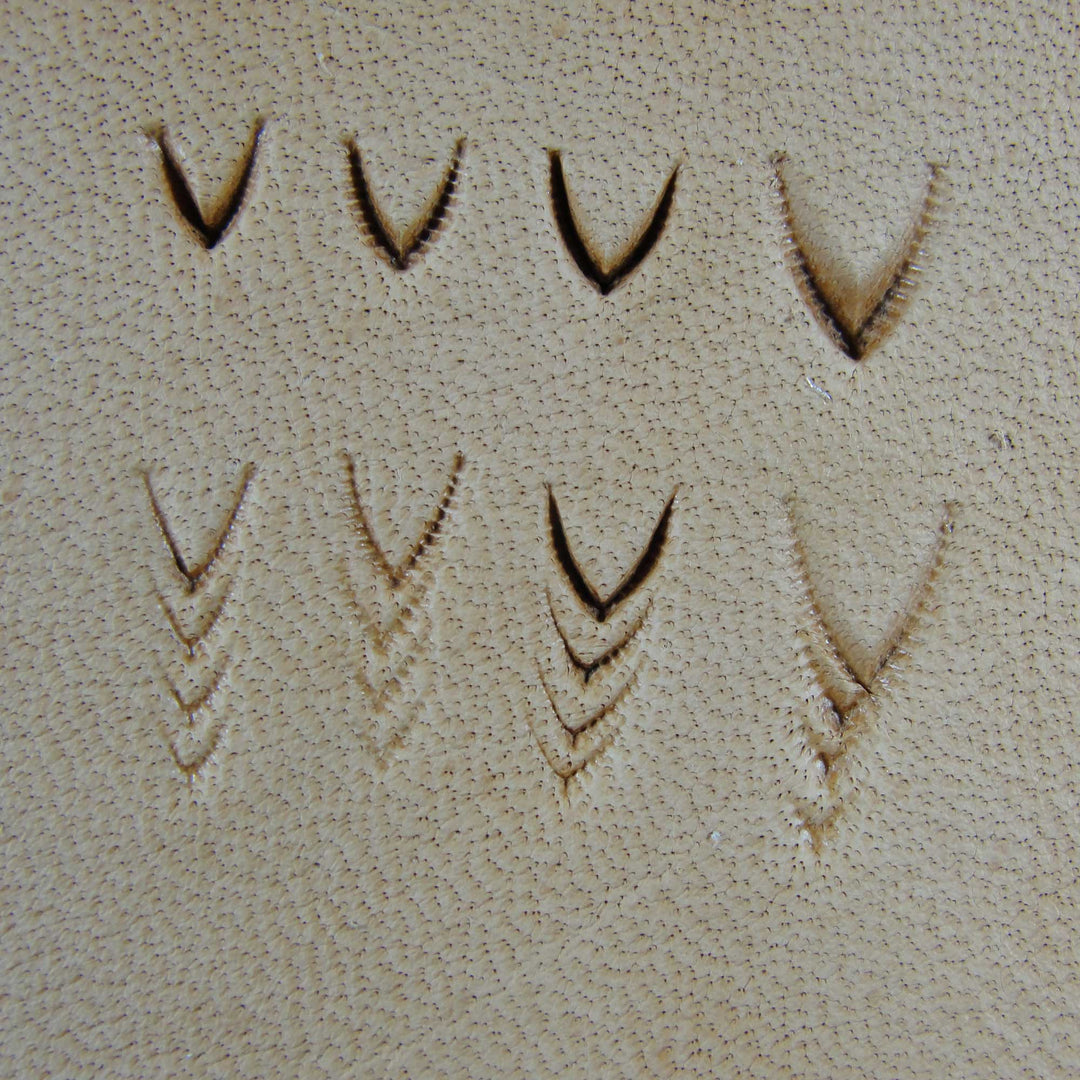 Pointed Mule's Foot Leather Stamping Tool Set | Pro Leather Carvers