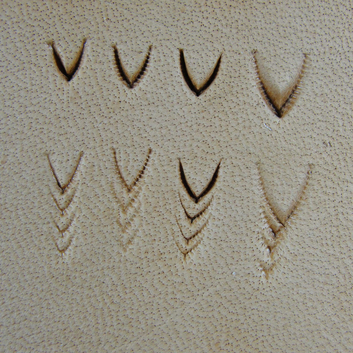 Pointed Mule's Foot Leather Stamping Tool Set | Pro Leather Carvers