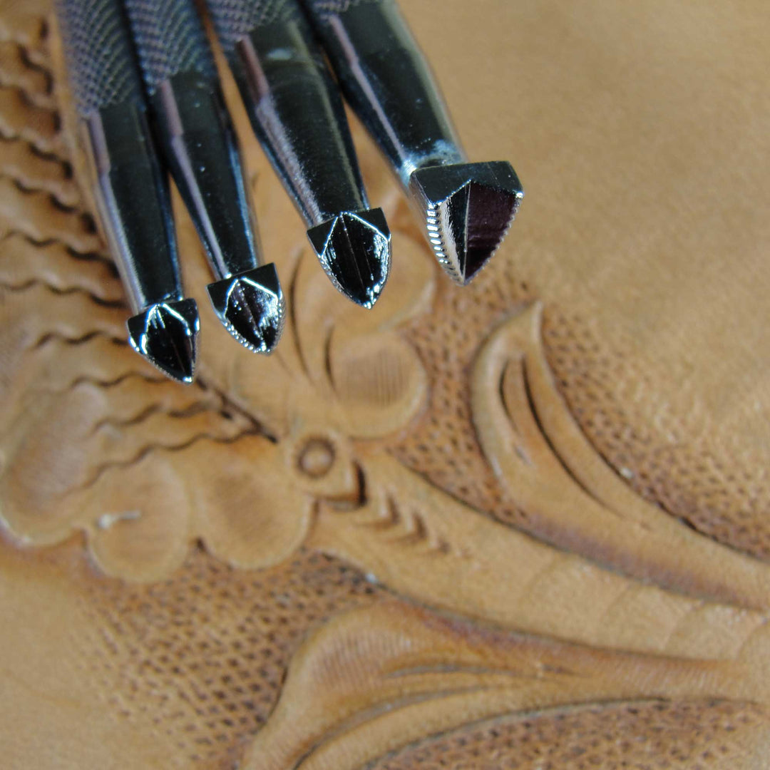 Pointed Mule's Foot Leather Stamping Tool Set | Pro Leather Carvers