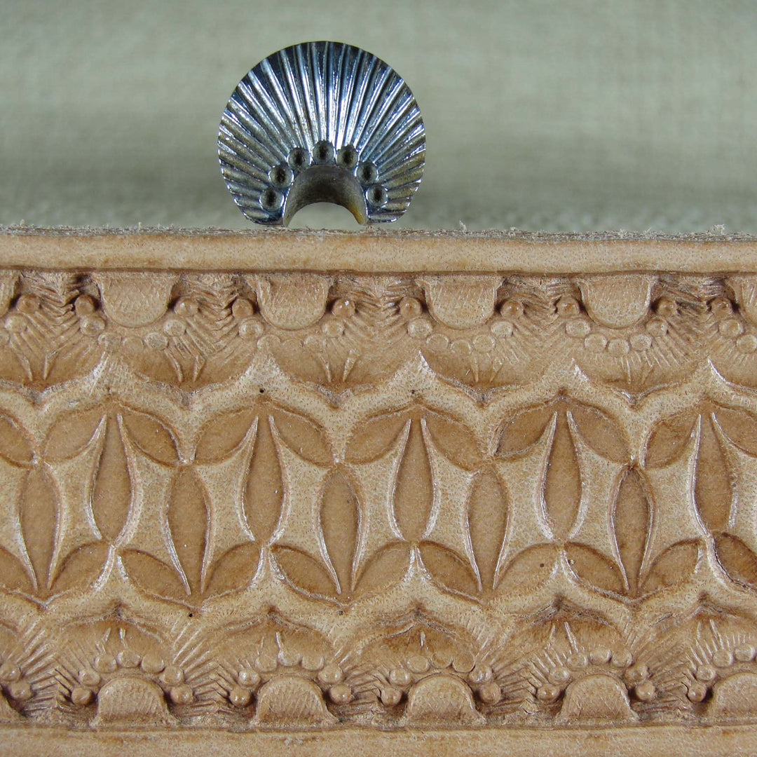 Vintage Craftool Co. #434 7-Seed Border Stamp | Pro Leather Carvers