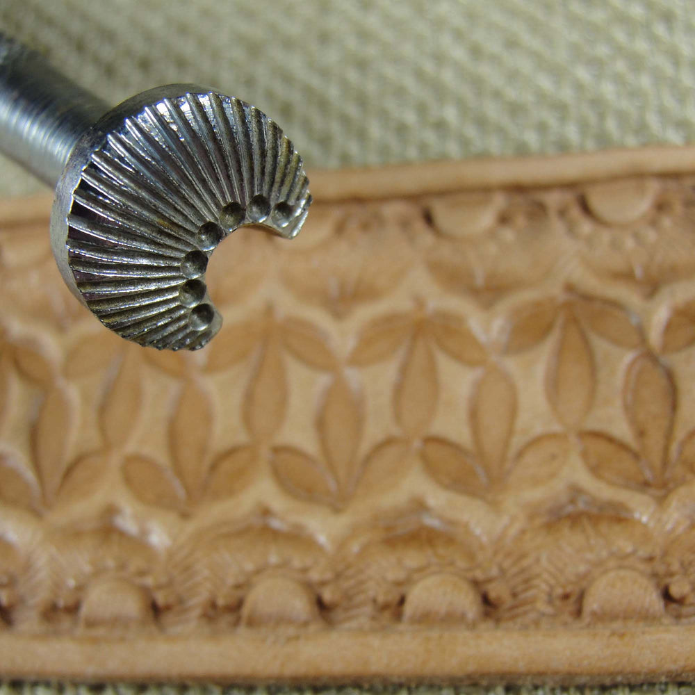 Vintage Craftool Co. #434 7-Seed Border Stamp | Pro Leather Carvers
