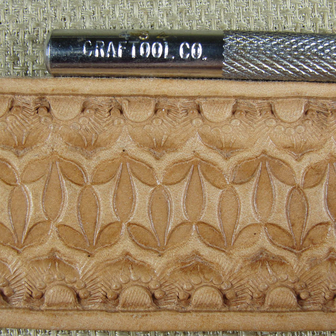Vintage Craftool Co. #434 7-Seed Border Stamp | Pro Leather Carvers