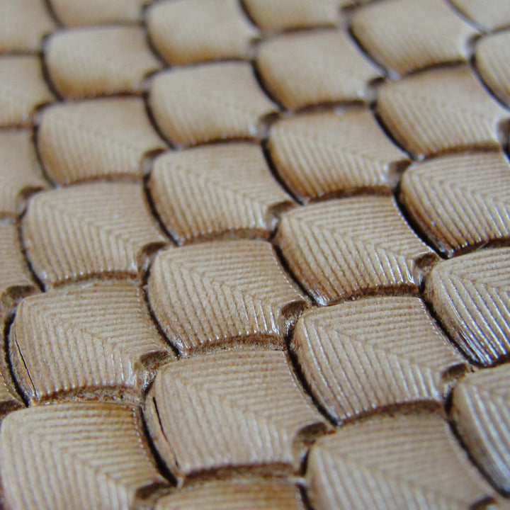Lined Dragon Scale Leather Stamping Tool - Pro Leather Carvers