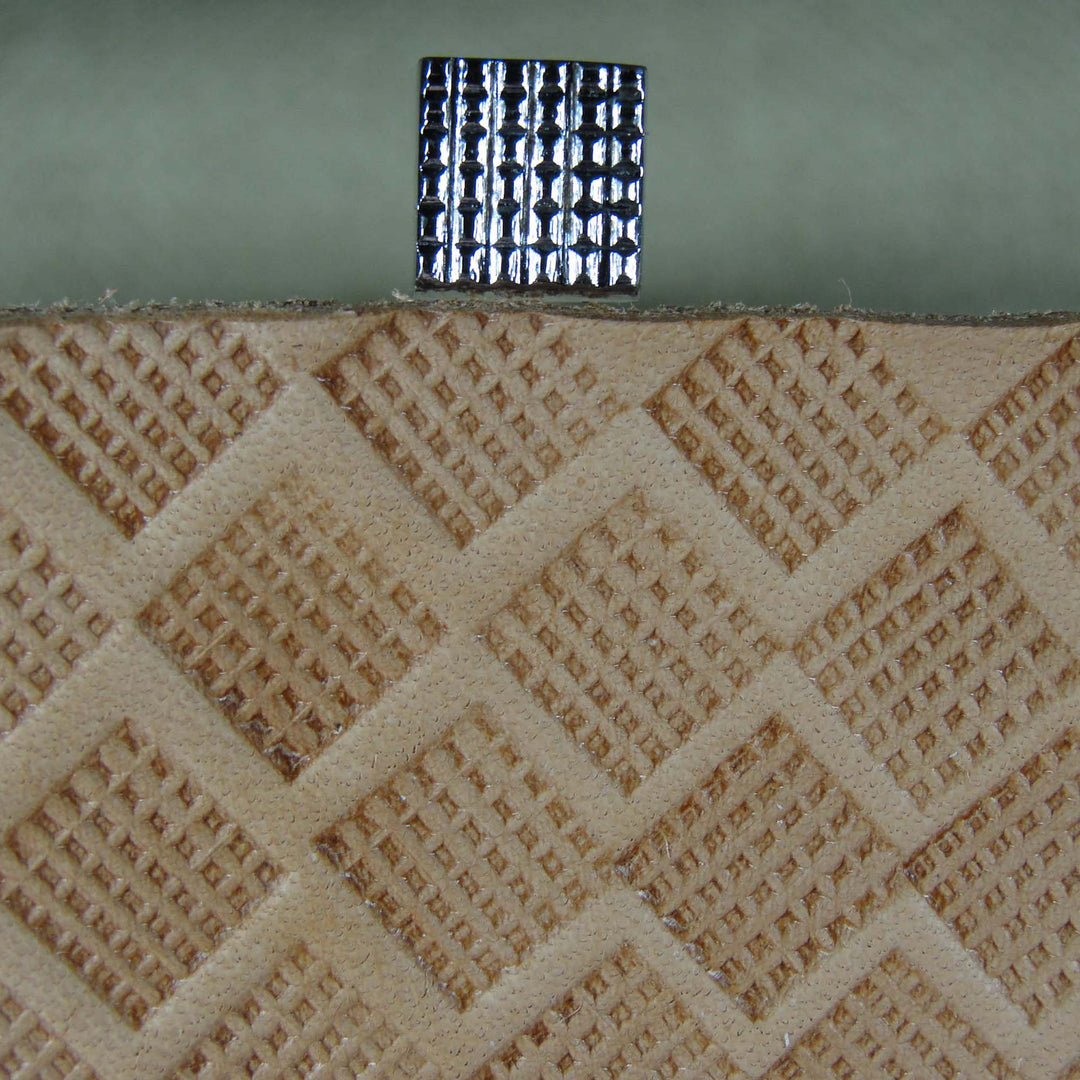 Vintage Leather Tool - Square Geometric Stamp | Pro Leather Carvers