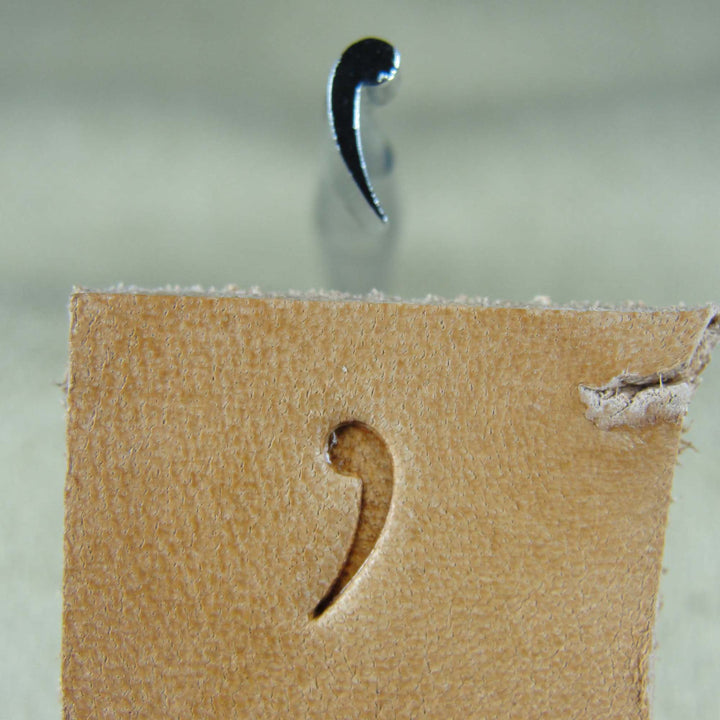 Vintage Craftool Co. #906 Curved Stop Stamp | Pro Leather Carvers