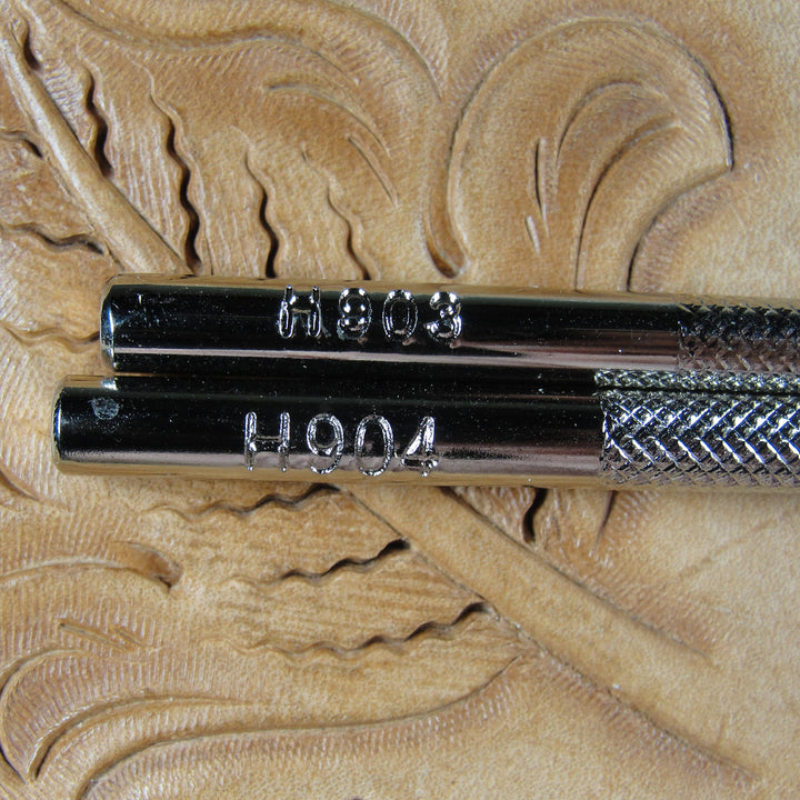 H903/H904 Curved Stop Leather Stamping Tools | Pro Leather Carvers