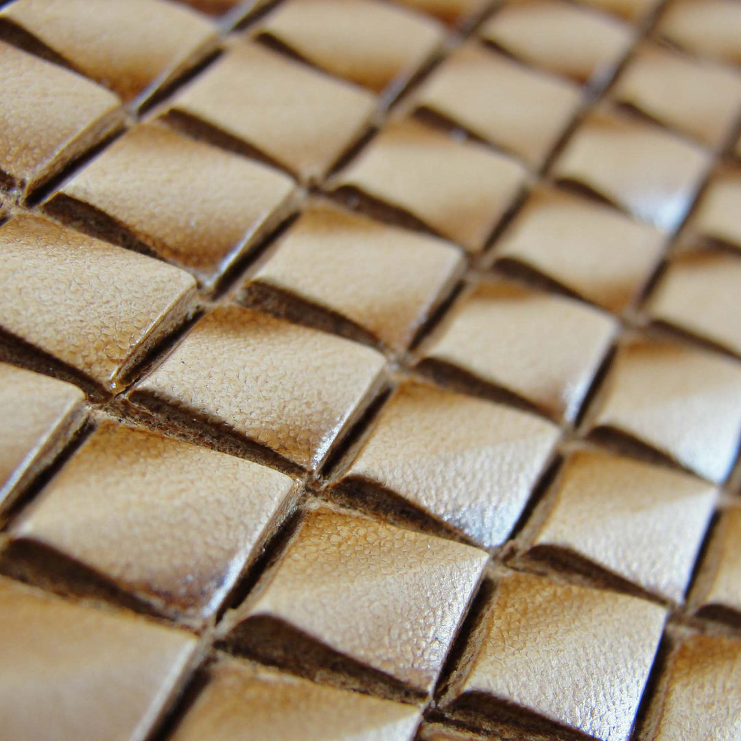 Ridged Diamond Geometric Leather Stamping Tool - Pro Leather Carvers