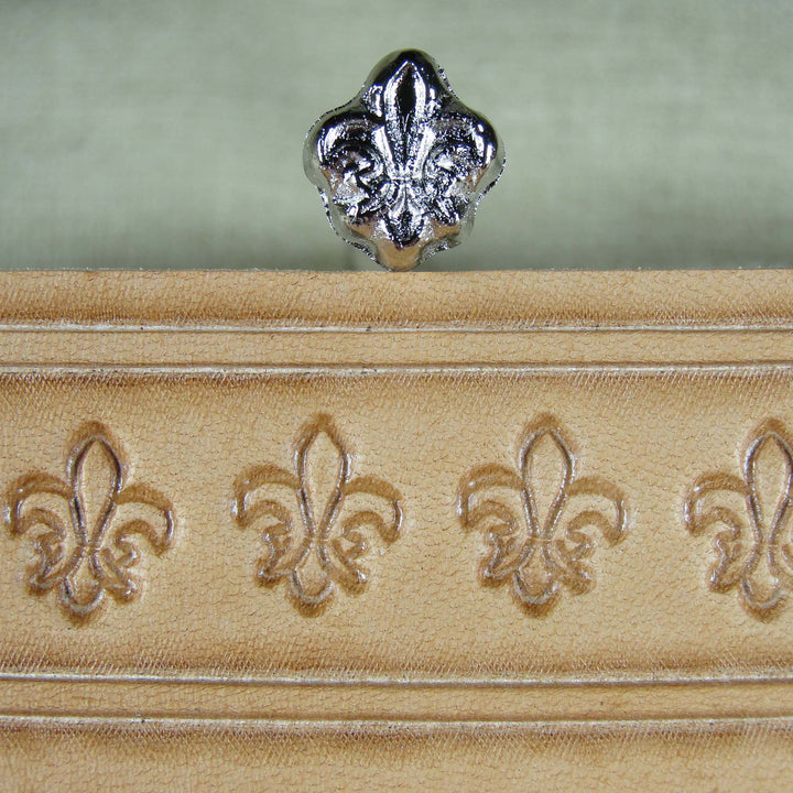 G508 Fleur-de-lis Floral Leather Stamping Tool | Pro Leather Carvers