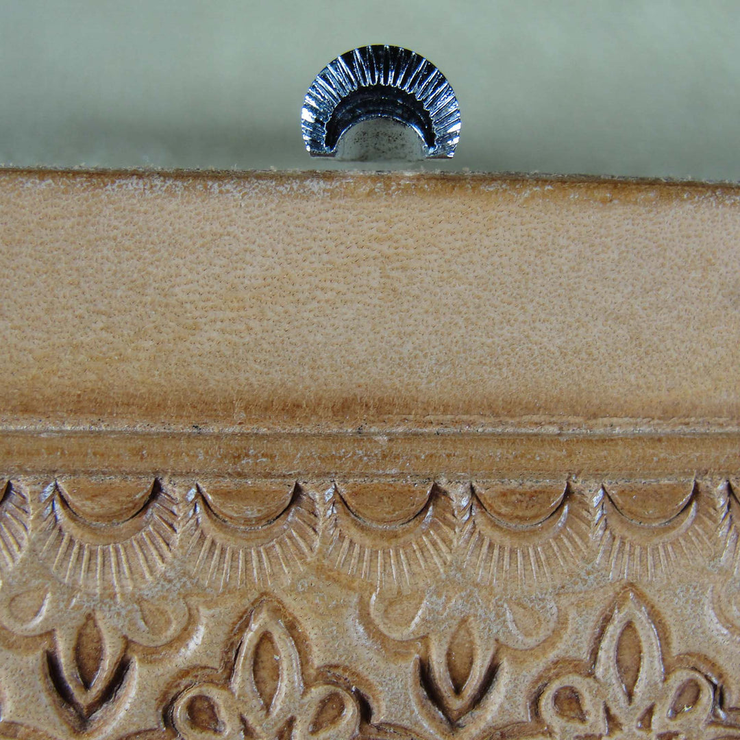 Vintage Craftool Co. #435 Crescent Border Stamp | Pro Leather Carvers