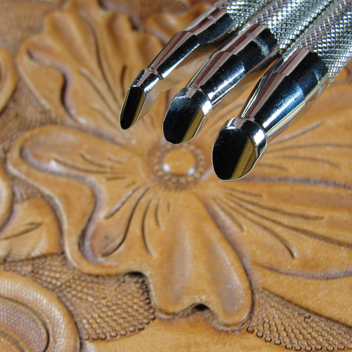 Set of 3 Undercut Beveler Leather Stamps | Pro Leather Carvers