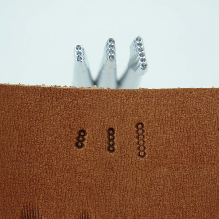 Vintage Craftool Co. 101 Bar Grounder Stamp Set | Pro Leather Carvers