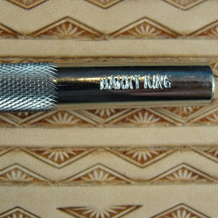 Half Diamond Lined Leather Stamp - Barry King | Pro Leather Carvers