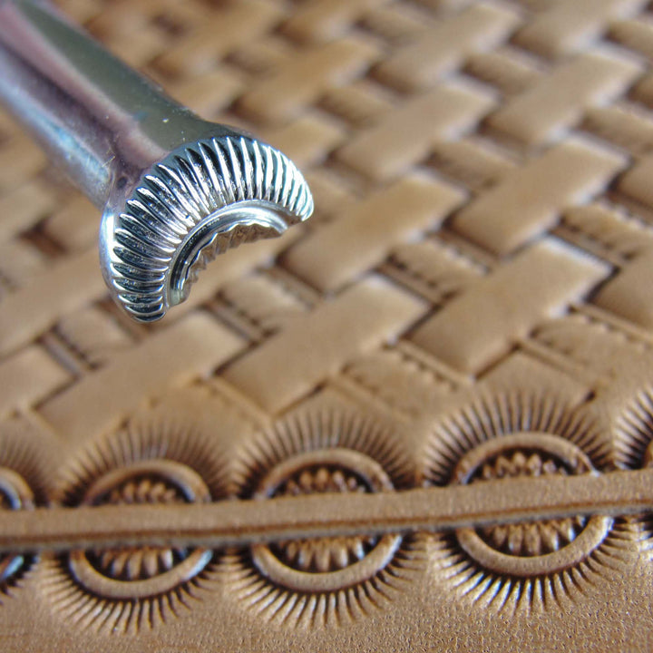Crescent Border Leather Stamp - Barry King | Pro Leather Carvers
