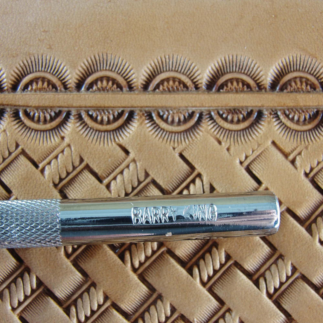 Crescent Border Leather Stamp - Barry King | Pro Leather Carvers