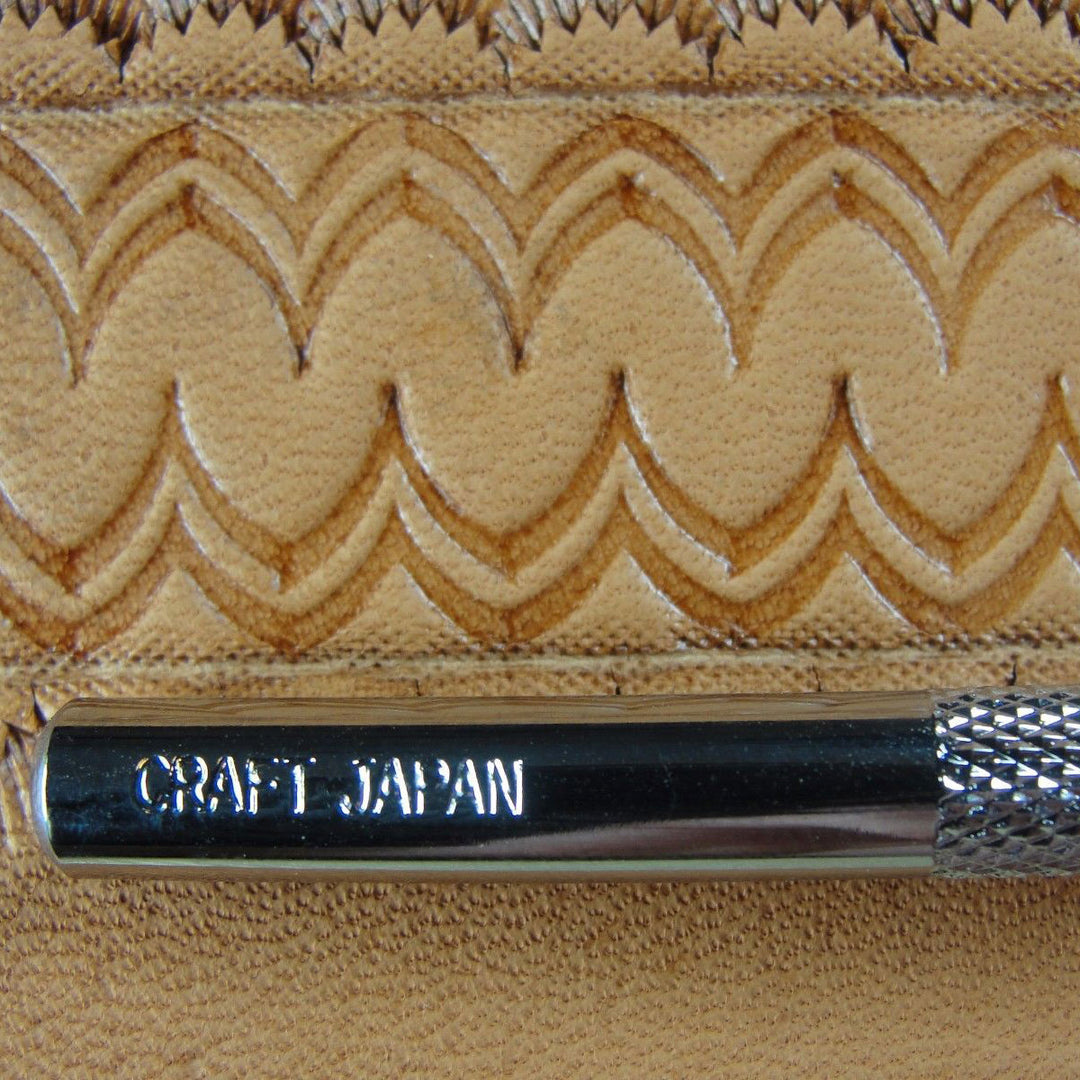 E262 Double Chevron Geometric Border Leather Tool | Pro Leather Carver