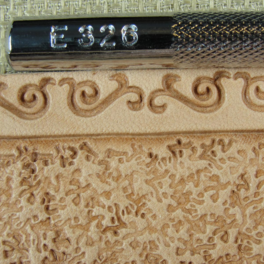 E326 Background Leather Stamping Tool - Japan | Pro Leather Carvers