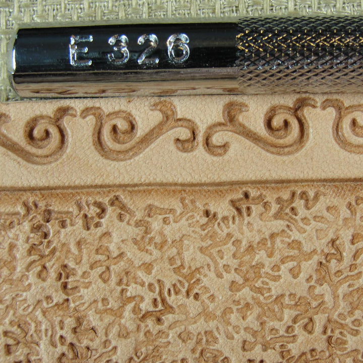 E326 Background Leather Stamping Tool - Japan | Pro Leather Carvers
