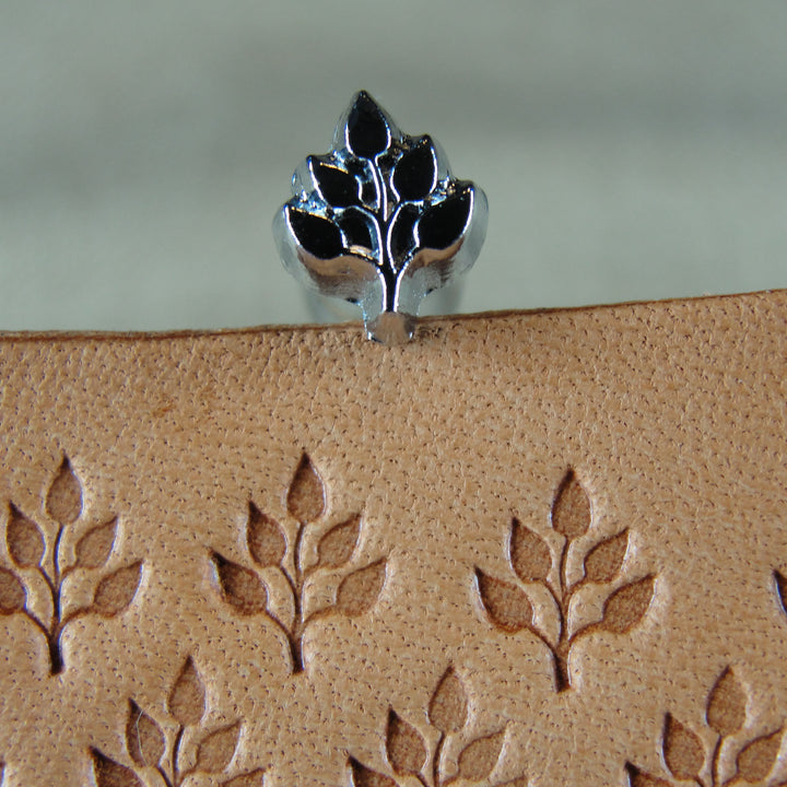 E375 Leaf Branch Leather Stamp - Craft Japan | Pro Leather Carvers