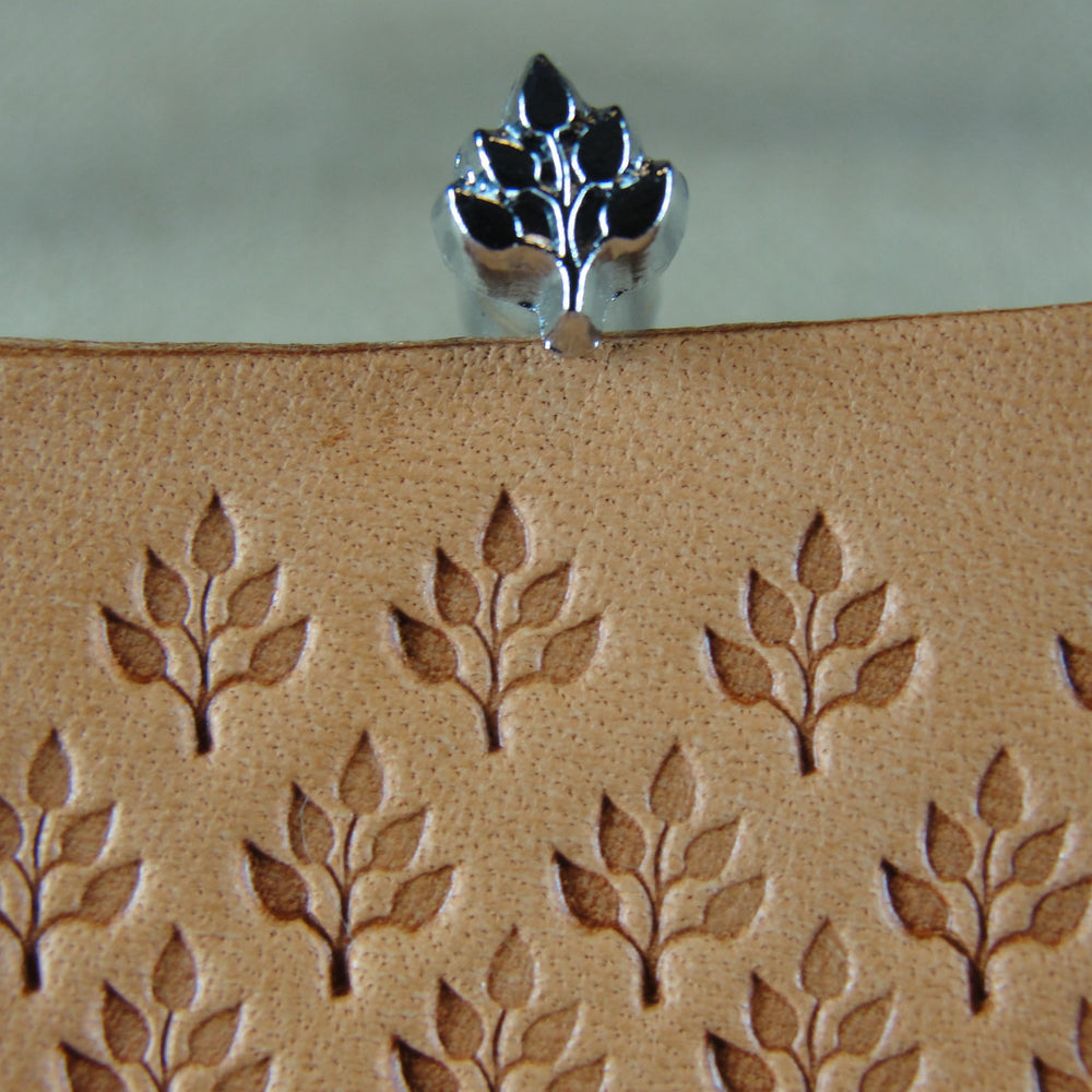 E375 Leaf Branch Leather Stamp - Craft Japan | Pro Leather Carvers