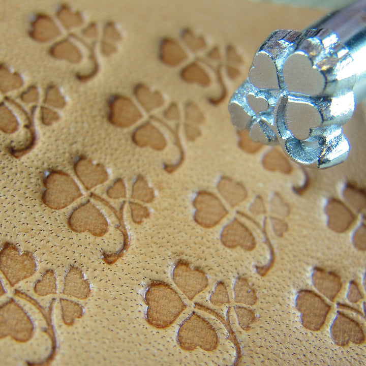 E377 Clover Leaf Leather Stamp - Craft Japan | Pro Leather Carvers