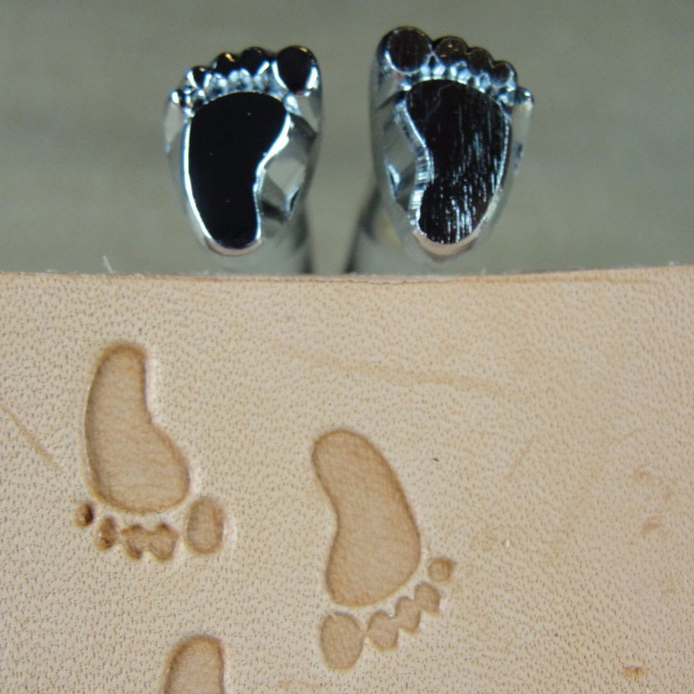 E471L/R Footprint Leather Stamping Tool Set | Pro Leather Carvers