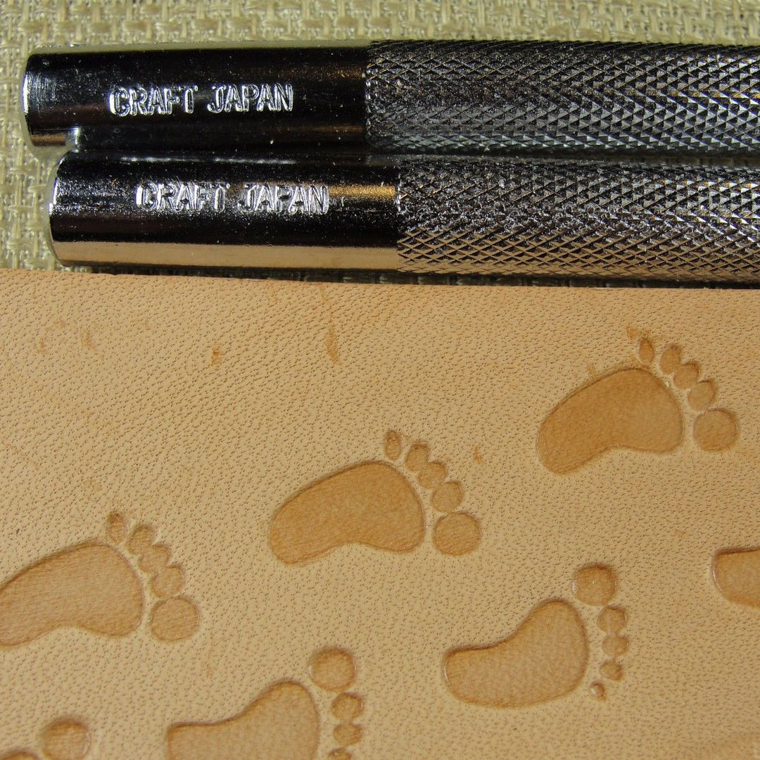 E471L/R Footprint Leather Stamping Tool Set | Pro Leather Carvers