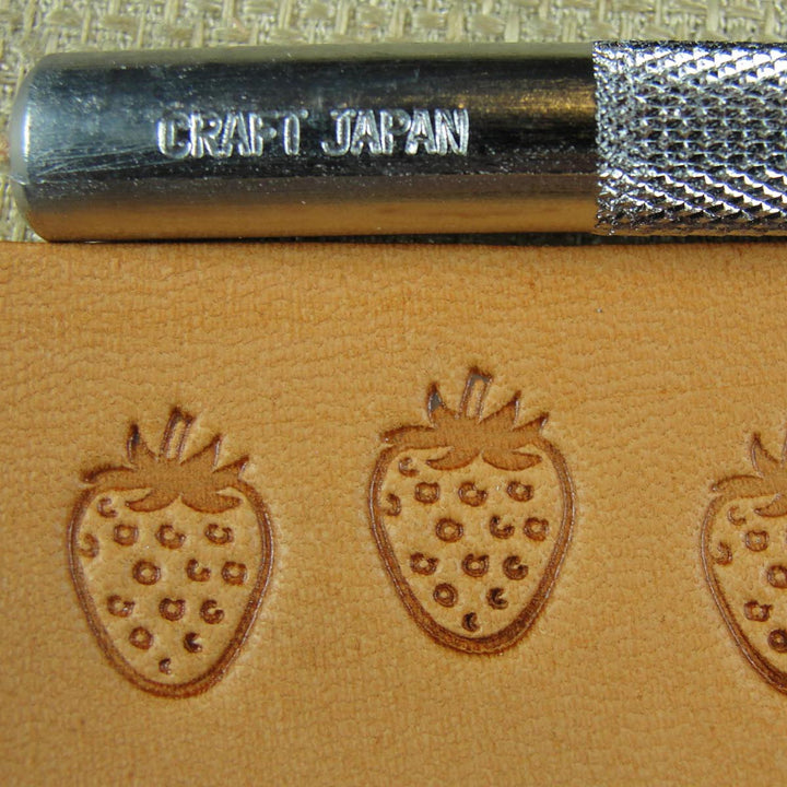 E566 Strawberry Leather Stamping Tool - Japan | Pro Leather Carvers