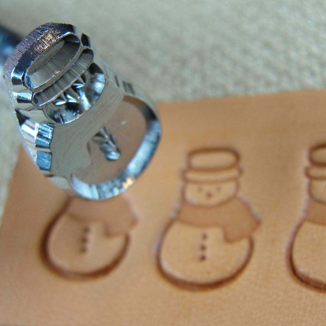E592 Snowman Leather Stamping Tool - Craft Japan | Pro Leather Carvers