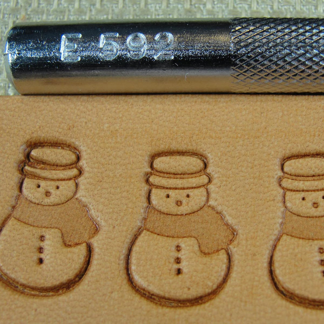 E592 Snowman Leather Stamping Tool - Craft Japan | Pro Leather Carvers