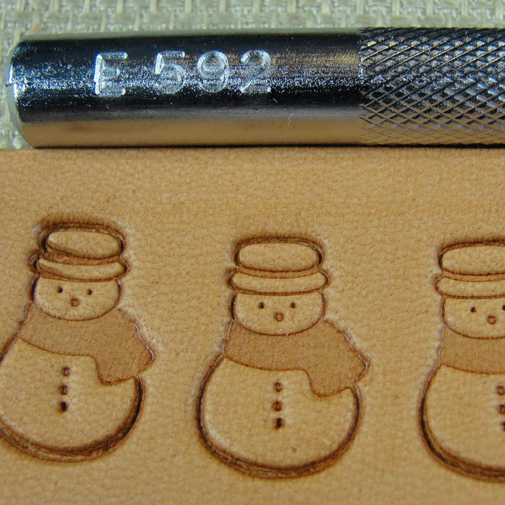 E592 Snowman Leather Stamping Tool - Craft Japan | Pro Leather Carvers