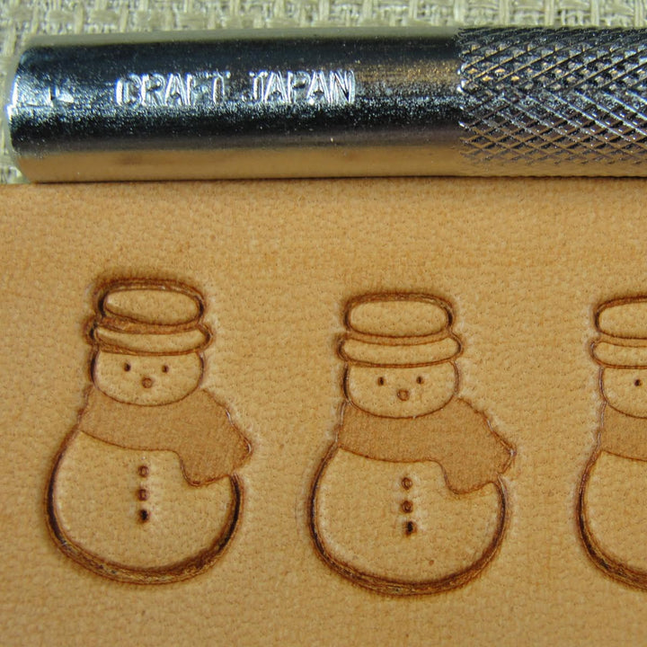 E592 Snowman Leather Stamping Tool - Craft Japan | Pro Leather Carvers