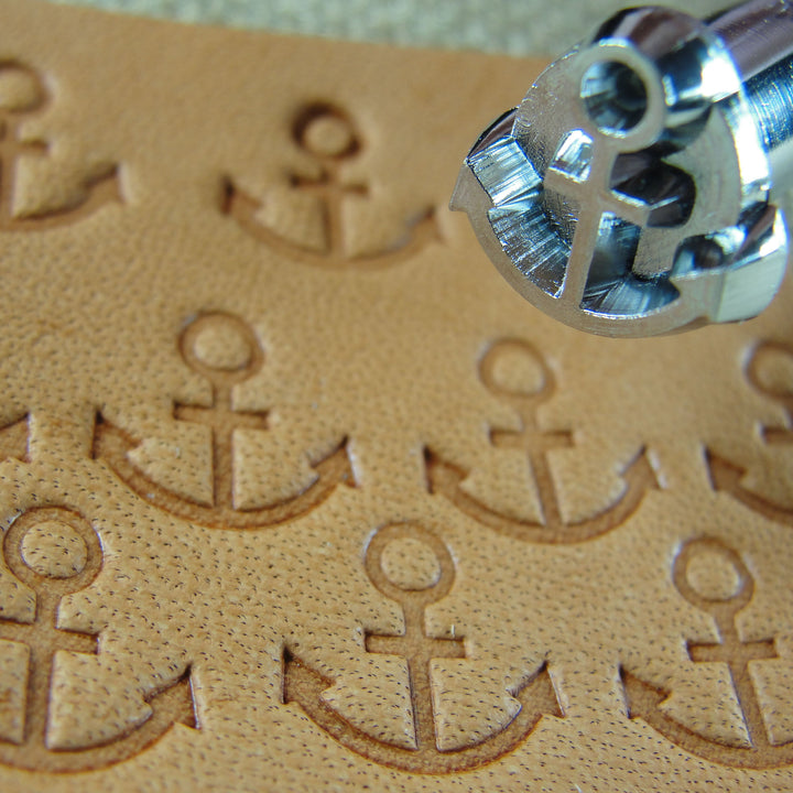 E681 Anchor Geometric Leather Stamp - Japan | Pro Leather Carvers