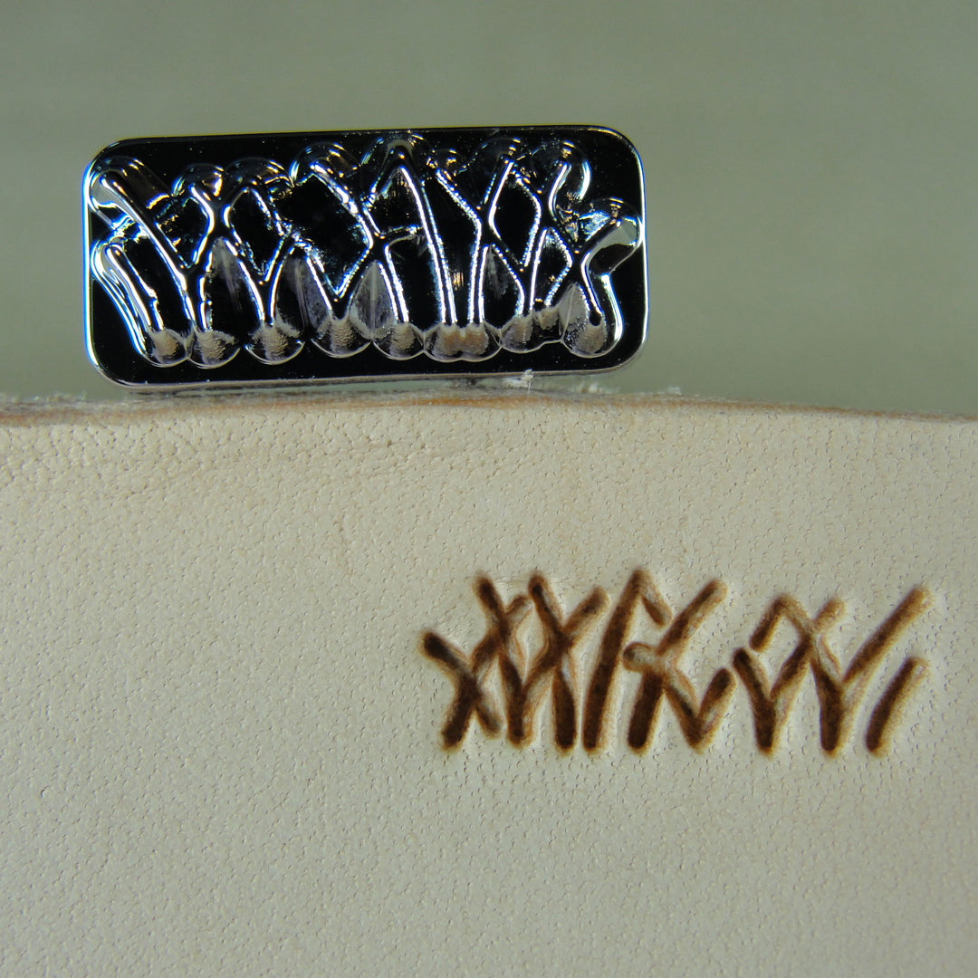 F111 Short Grass Figure Carving Leather Stamp | Pro Leather Carvers