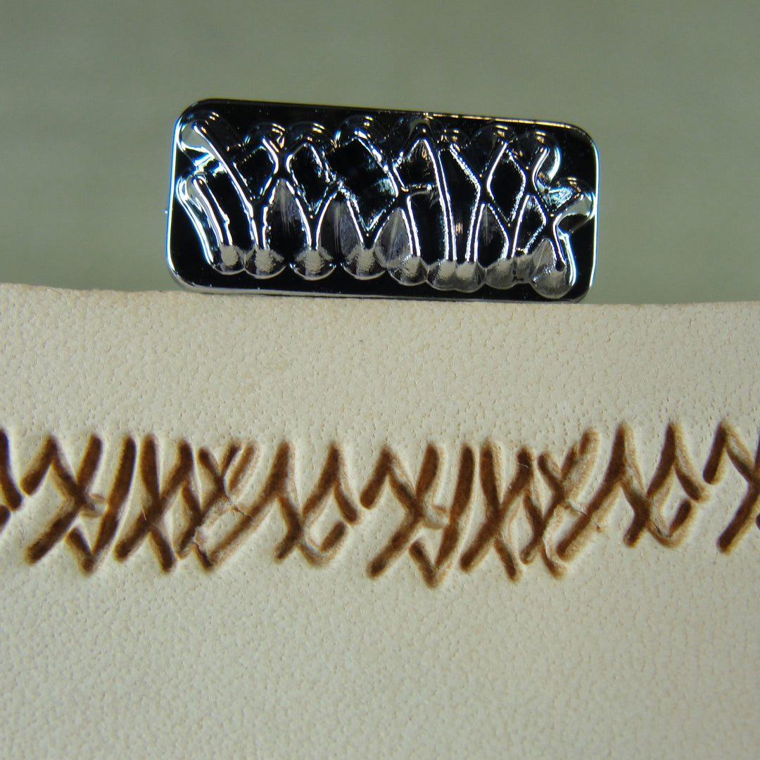 F111 Short Grass Figure Carving Leather Stamp | Pro Leather Carvers