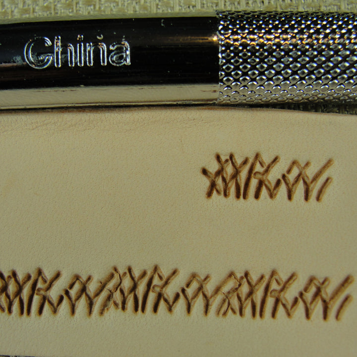 F111 Short Grass Figure Carving Leather Stamp | Pro Leather Carvers