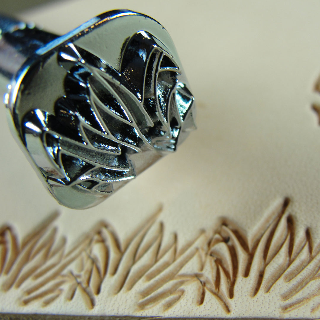 F113 Tall Grass Figure Carving Leather Stamp | Pro Leather Carvers