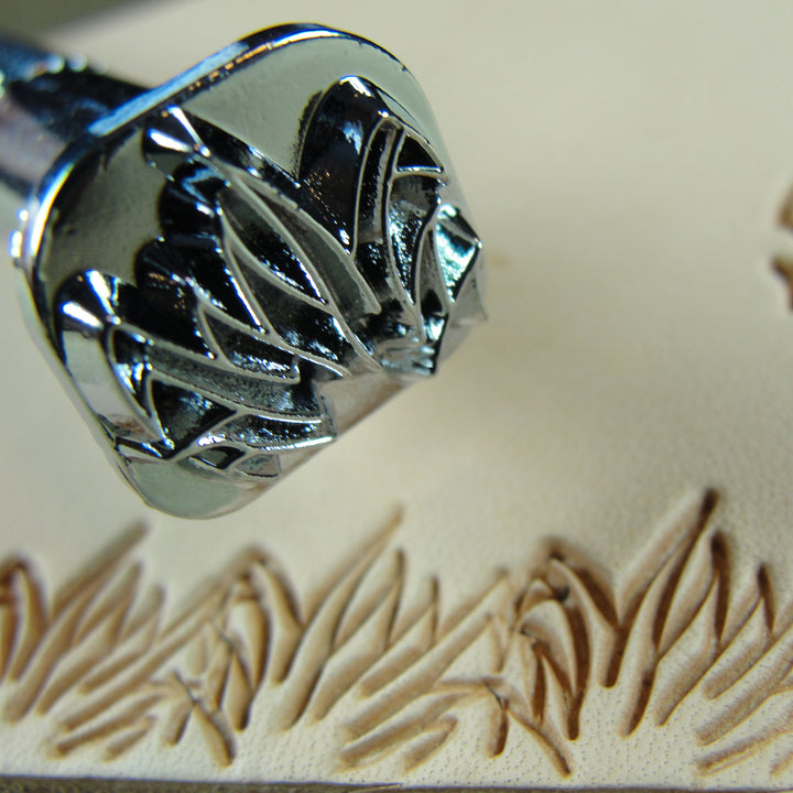 F113 Tall Grass Figure Carving Leather Stamp | Pro Leather Carvers