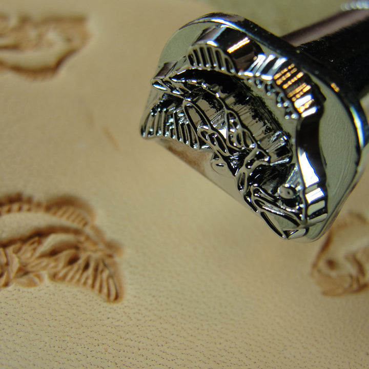 F114 Jumping Bass / Fish Figure Leather Stamp | Pro Leather Carvers