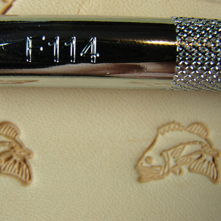 F114 Jumping Bass / Fish Figure Leather Stamp | Pro Leather Carvers