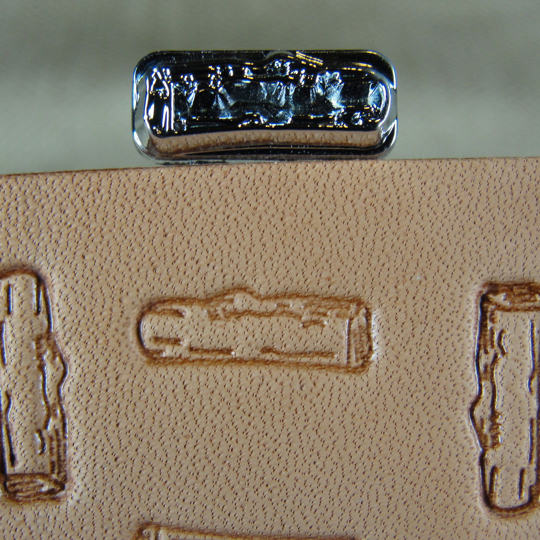 F116 Small Wood Log / Fence Post Leather Stamp | Pro Leather Carvers